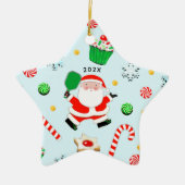 Speciaal Pickleball Collectible 2022 Keramisch Ornament (Voorkant)