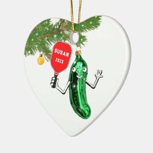 Speciaal Pickleball Keepomwille 2023 Keramisch Ornament (Links)