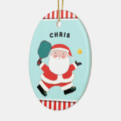 Speciaal Pickleball Keepomwille Keramisch Ornament (Links)