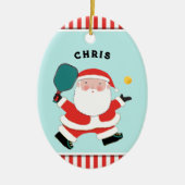 Speciaal Pickleball Keepomwille Keramisch Ornament (Voorkant)