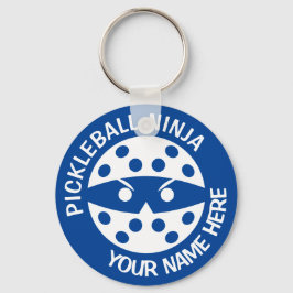 Speciaal Pickleball Ninja 2 blauw Sleutelhanger