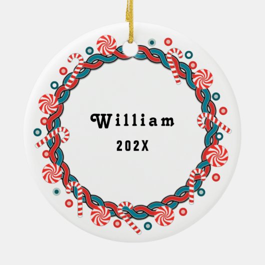 Speciaal pingpong-feestdag keramisch ornament (Achterkant)