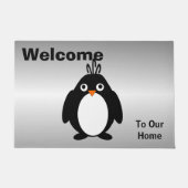 Speciaal pinguïn-ontwerp deurmat (Voorkant)
