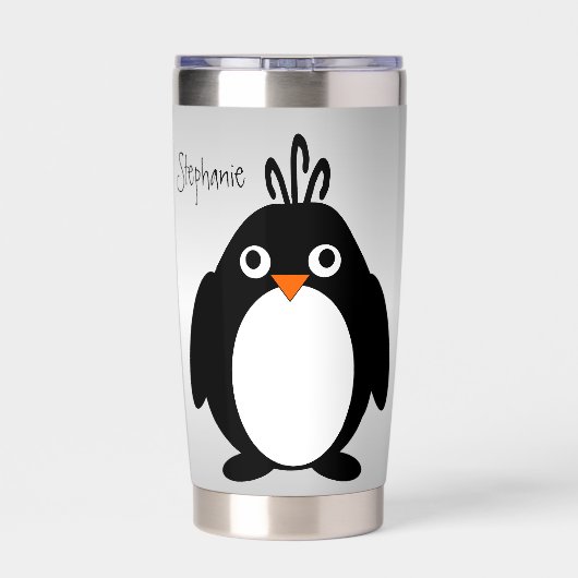 Speciaal pinguïn-ontwerp geïsoleerde drinkbeker (Achterkant)