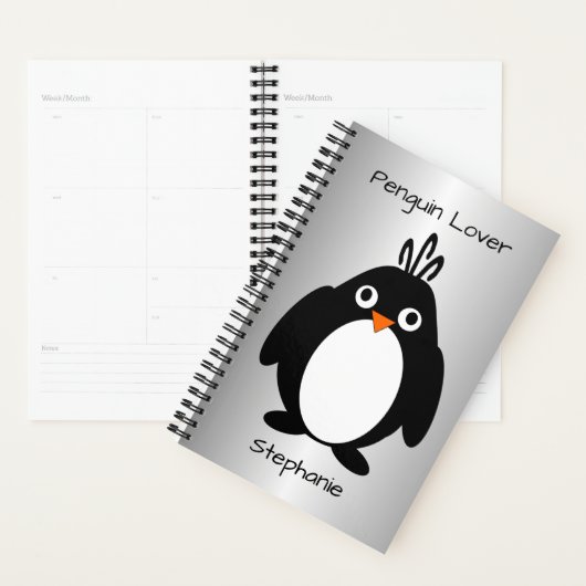 Speciaal pinguïn-ontwerp planner (Display)