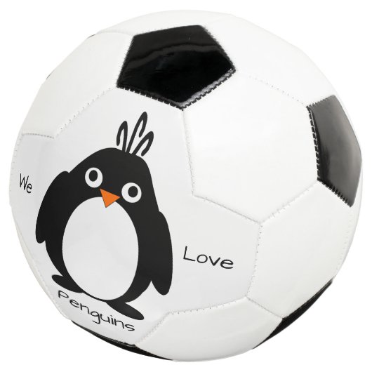 Speciaal pinguïn-ontwerp voetbal (Drie kwart)