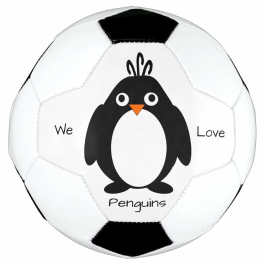 Speciaal pinguïn-ontwerp voetbal (Voorkant)