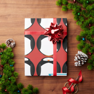 Speciaal pinguïn-verlooppapier cadeaupapier