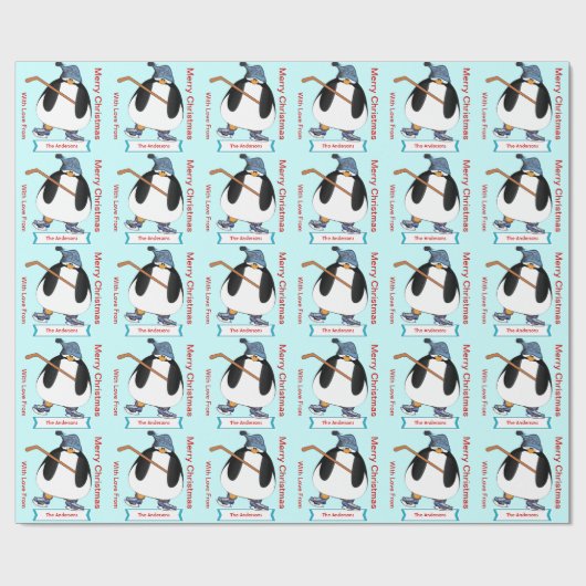 Speciaal pinguïn-verlooppapier cadeaupapier (Vlak)