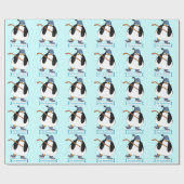 Speciaal pinguïn-verlooppapier cadeaupapier (Vlak)