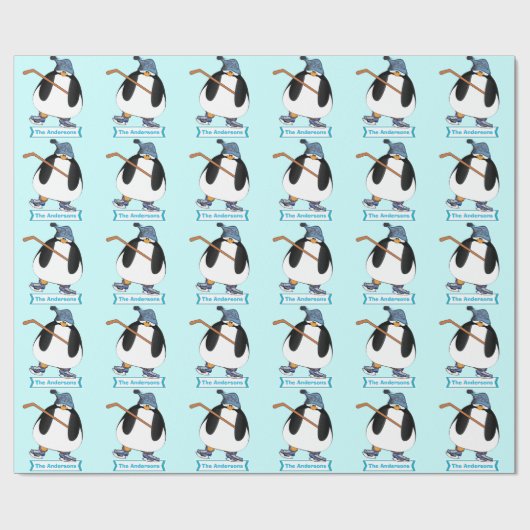 Speciaal pinguïn-verlooppapier cadeaupapier (Vlak)