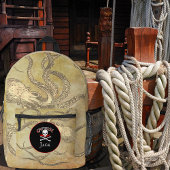 Speciaal piraatkapitein bedrukte rugzak