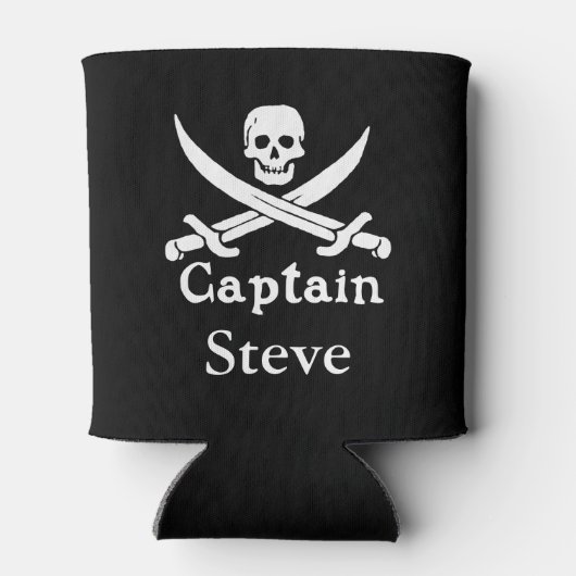 Speciaal piraatkapitein blikjeskoeler (Achterkant)