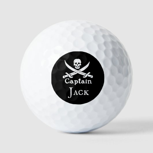 Speciaal piraatkapitein golfballen (Voorkant)