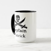 Speciaal piraatkapitein mok (Voorkant links)