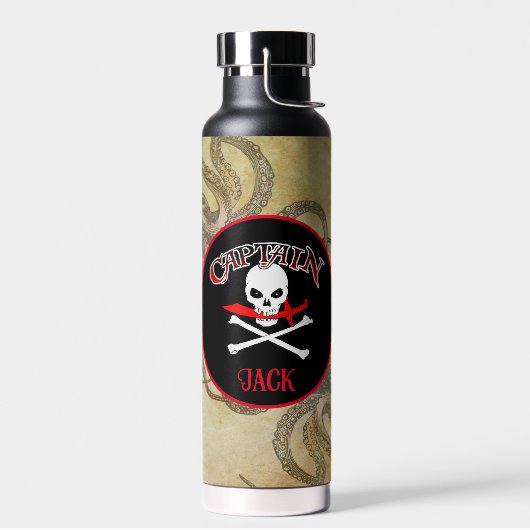 Speciaal piraatkapitein waterfles (Links)