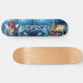 Speciaal piraatschildpad persoonlijk skateboard (Horizontaal)