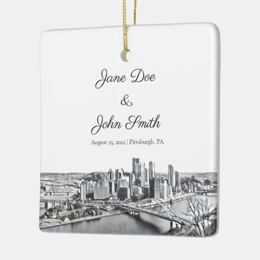 Speciaal Pittsburgh-keramisch Ornament (Links)