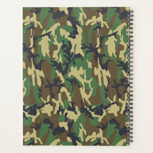 Speciaal Planner Woodlands Camouflage (Achterkant)