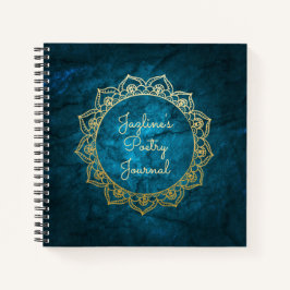 Speciaal poëzie Journal Gold Mandala Notitieboek