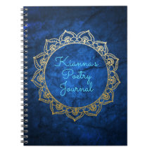Speciaal poëzie Journal Gold Mandala