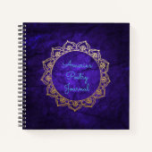 Speciaal poëzie Journal Gold Mandala Notitieboek (Voorkant)