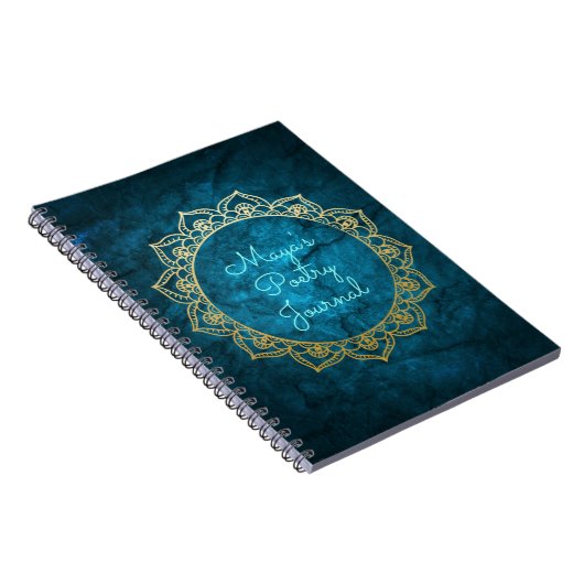 Speciaal poëzie Journal met Gold Mandala Notitieboek (Rechterzijde)
