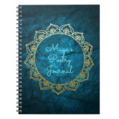Speciaal poëzie Journal met Gold Mandala Notitieboek (Voorkant)