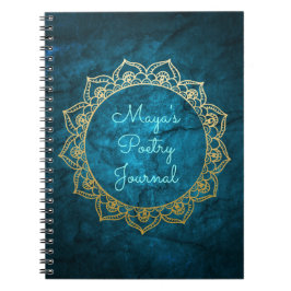 Speciaal poëzie Journal met Gold Mandala Notitieboek