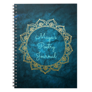 Speciaal poëzie Journal met Gold Mandala Notitieboek