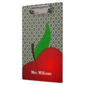 Speciaal poka Dot Red Apple leraar klembord (Links)