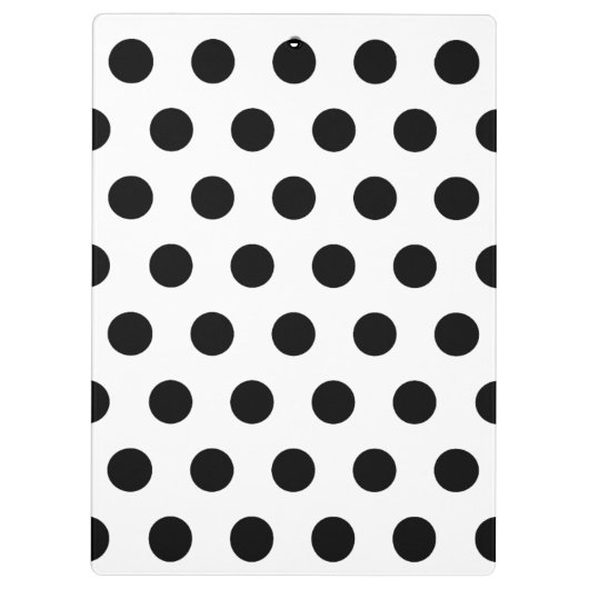 Speciaal poka Dot Red Apple leraar klembord (Achterkant)