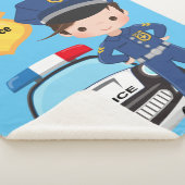 Speciaal politieagent voor jongens Sherpa Blanket Sherpa Deken (3/4)