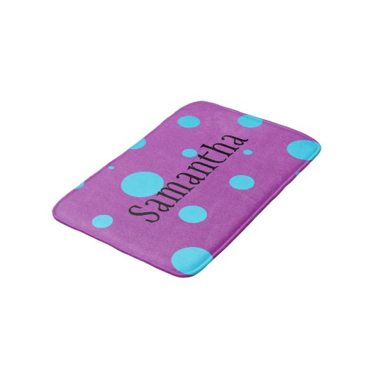Speciaal Polka Dot Bath Mat voor Tieners (Gekanteld)