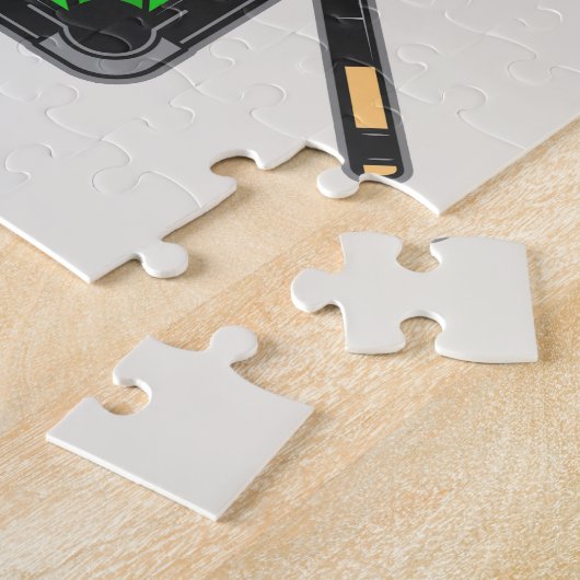 Speciaal Pool Hall NAME 8 Ball Crown Billiards Legpuzzel (Zijkant)