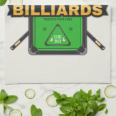 Speciaal Pool Hall NAME 8 Ball Crown Billiards Theedoek (Gevouwen)