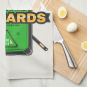 Speciaal Pool Hall NAME 8 Ball Crown Billiards Theedoek (Quarter Fold)