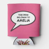 Speciaal Pop Kunstkomisch Boek Speech Bubble Blikjeskoeler (Voorkant)