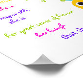 Speciaal Poster "Cute Snail" (Hoek)