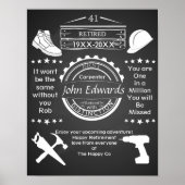 Speciaal Poster man bouwster voor ouderdomspensioe (Voorkant)