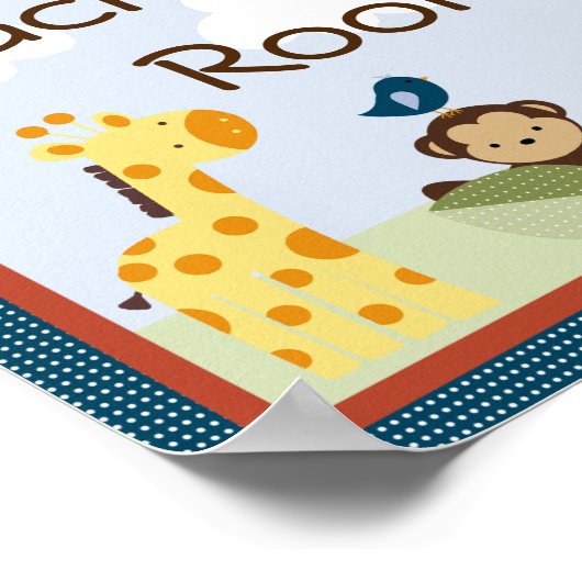 Speciaal Poster "Oerwoud 123 dieren" (Hoek)