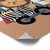 Speciaal Poster van de Safari Animals Train/Banner (Hoek)