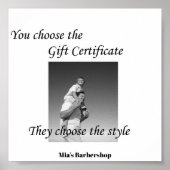 Speciaal Poster van het Schoonheidssalon Cadeaucer (Voorkant)