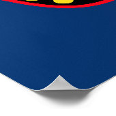 Speciaal Poster voor het maken van een wandtaper m (Hoek)