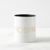 Speciaal potlood lettertype Robyn Gold Black Mok (Midden)