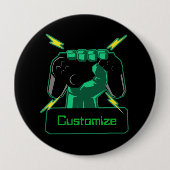 Speciaal Power Gamer-Button Ronde Button 4,0 Cm (Voorkant)