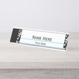 Speciaal professioneel samenstellingsboek bureau naambordje