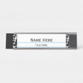 Speciaal professioneel samenstellingsboek bureau naambordje (Voorkant)