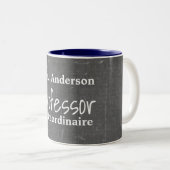 Speciaal professor Extraordinaire - Tweekleurige Koffiemok (Voorkant rechts)