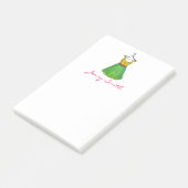Speciaal  Prom Dress Mode Post its Post-it® Notes (Schuin)